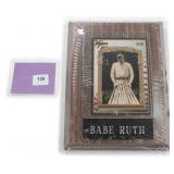 Babe Ruth Framed Guyana $160 Stamp Display