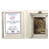 1060/3000 David Robinson Bronze Highland Mint Card