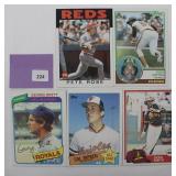 Gwynn (RC) plus Rose, Brett, Cal, Ozzie