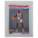 1991 Michael Jordan USA Team Hoops Card