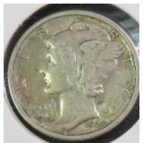 1929-S Silver Mercury Dime