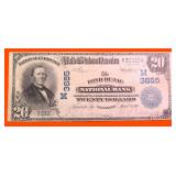 Series of 1902 $20 National Currency Bank Note