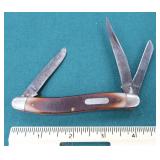 Vintage "Old Timer" Folding 3 Blade Pocket Knife
