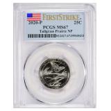 2020-P Quarter Tallgrass Prairie PCGS MS-67