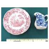 TWO (2) Transferware incl. Spode and Royal