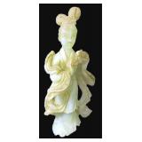 Chinese Female Immortal Carved Figurine