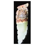 Carved Stone Pendant (Cicada?)