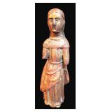 12"H Resin Folk Art Italian Figure of Young Female