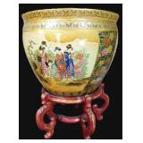 16"x12" Satsuma Style Fish Bowl or Planter
