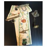 Antique Cross Stitch Bell Pull Tapestry