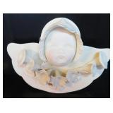Matt White Wall Plaque Baby with Loss