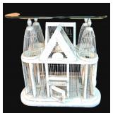 24"x26" Bird House Table with Glass Top