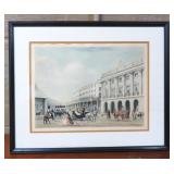Quadrant Regent Street Litho Framed, Vintage
