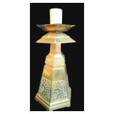 18"x6" Brass Tiered Candle Holder
