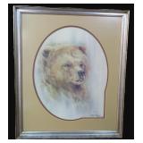 #657/1000 Betty Allison Bear Print