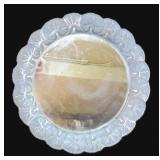 Frosted Glass Mirrored Dressing Tray