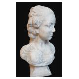 16" Bust of Comtesse Jeanne du Barry, Plaster