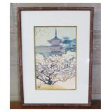 22"x16" Japanese Wood Block, Benja Asada