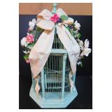 Big Blue Bird Cage, 15"x25"