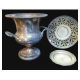 Silverplate Trophy Style Champagne Bucket