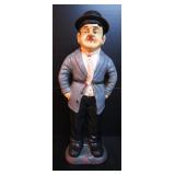 Plaster Oliver Hardy, 24"H