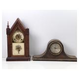 Pair of Antique Mantle Clocks