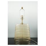 Glass lamp by Robert Abbey Inc