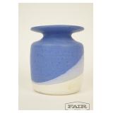 Shades of Blue Pottery Vase
