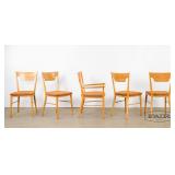 Five Paul McCobb Perimeter Group Dining Chairs