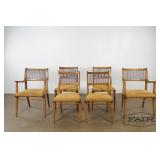 Six Drexel dining chairs