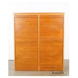 Danish Teak Double File Cabinet