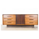 Walnut and Rosewood Dresser by Lane