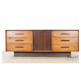 Walnut and Rosewood Dresser by Lane