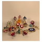 Glass Christmas ornaments- indents and shiny brite