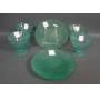 7 Piece Consolidted Green Wash Martele Lot