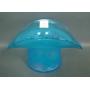 Contemp. Fenton Celeste Blue Optic Hat Vase