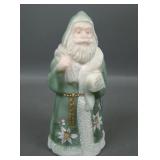 Fenton Santa with Christmas List Figurine
