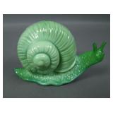 Fenton Chameleon Green Snail Figurine