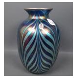 Fenton/ Dave Fetty Favrene Art Glass Vase