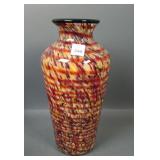 Fenton/ Dave Fetty Granite Rings Vase