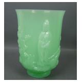 Fenton Jade Green Empress 8" Vase