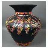 Fenton/Kelsey Murphy "Maiden Fern" Mosaic Vase