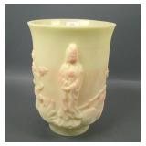 Fenton Burmese Empress Vase