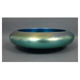Steuben Blue Aurene # 2586 Ftd Float Bowl