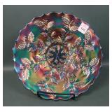 Fenton Blue Holly 9 1/2" Plate
