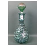 Teal Imperial Grape Wine Decanter & Stopper