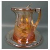 Dunbar Marigold Wheel Cut Syrup & Underplate