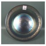 Imperial Pearl Amethyst Iron Cross Flared Bowl