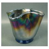 Fenton Blue Kittens 4 Ruffled Toothpick Holder