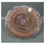 Fenton Blue Persian Medallion 9" Plate